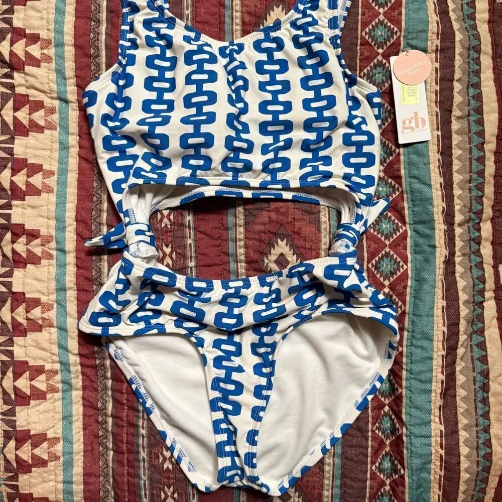 NWT GB girls one piece bathing suit size 14 girls